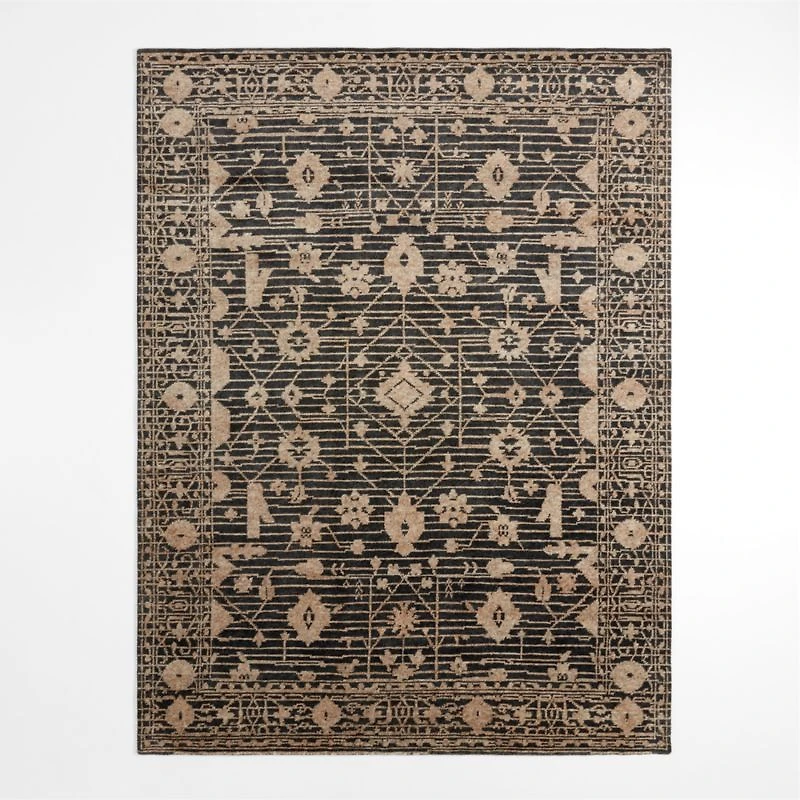 Verona Wool Hand-Knotted Area Rug 10'x14
