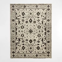 Verona Wool Hand-Knotted Ivory Area Rug 6'x9'