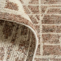 Verona Wool Hand-Knotted Rust Area Rug 6'x9'