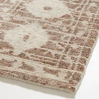 Verona Wool Hand-Knotted Rust Area Rug 6'x9'
