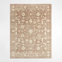 Verona Wool Hand-Knotted Rust Area Rug 6'x9'