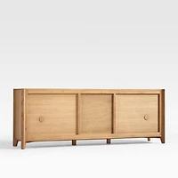 Vertex Natural 82" Storage Media Console