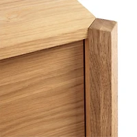 Vertex Natural 82" Storage Media Console