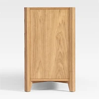 Vertex Natural 82" Storage Media Console