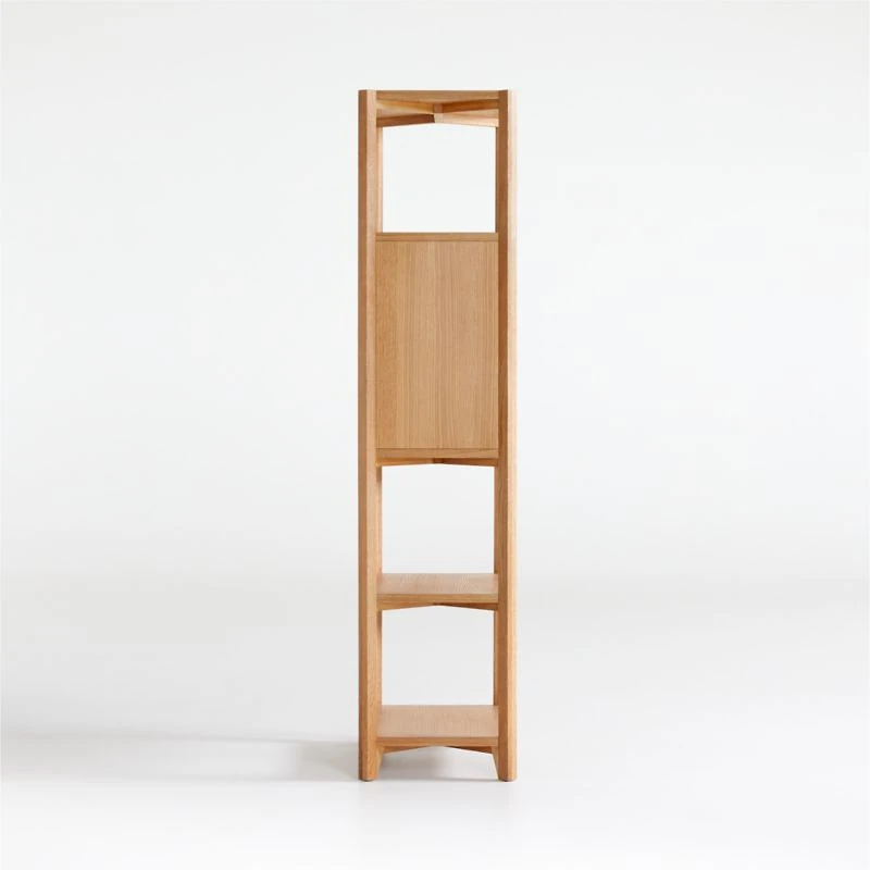 Vertex Bookcase Bar Cabinet