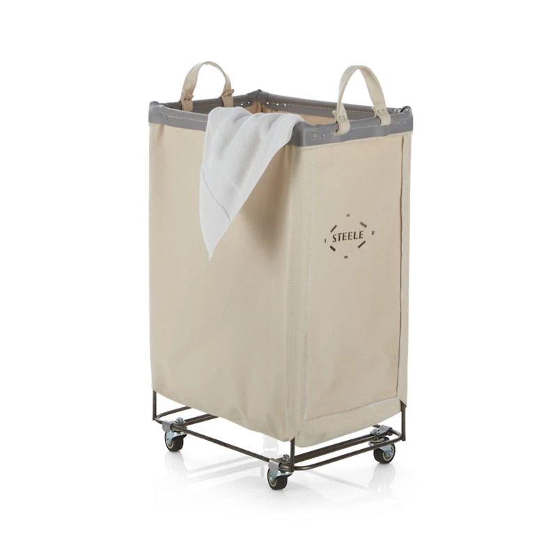 Steele ® Canvas 2.5-Bushel Vertical Rolling Laundry Hamper