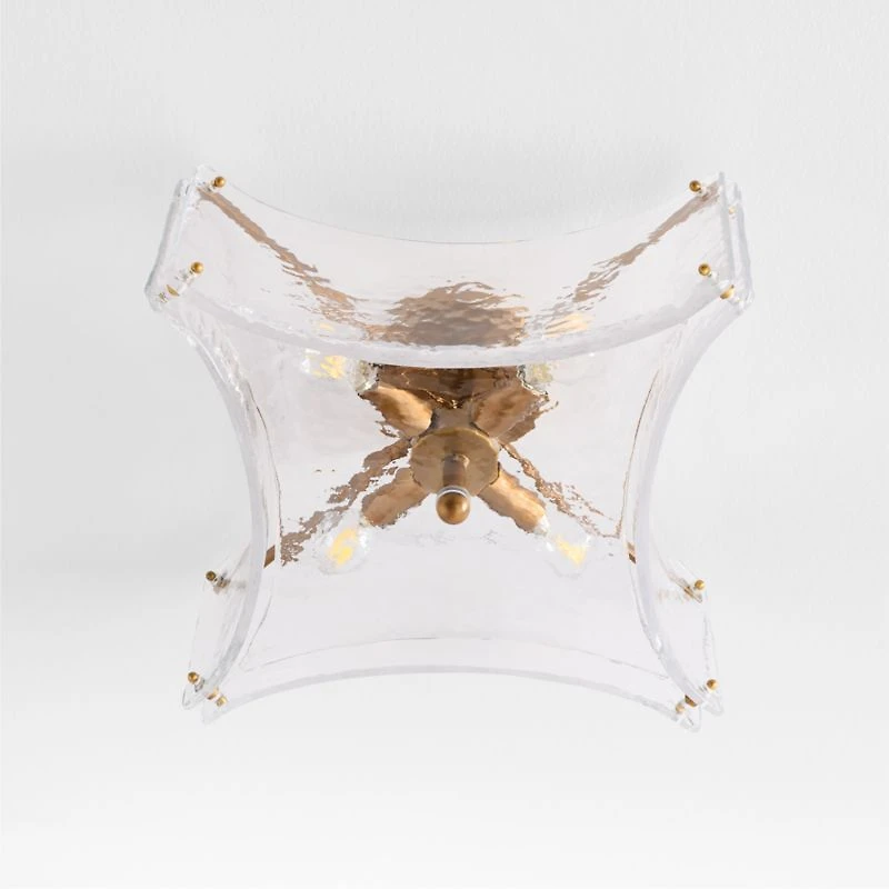 Vespera Glass Flush Mount Light 14.7"