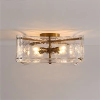 Vespera Glass Flush Mount Light 14.7"