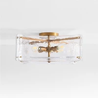 Vespera Glass Flush Mount Light 14.7"