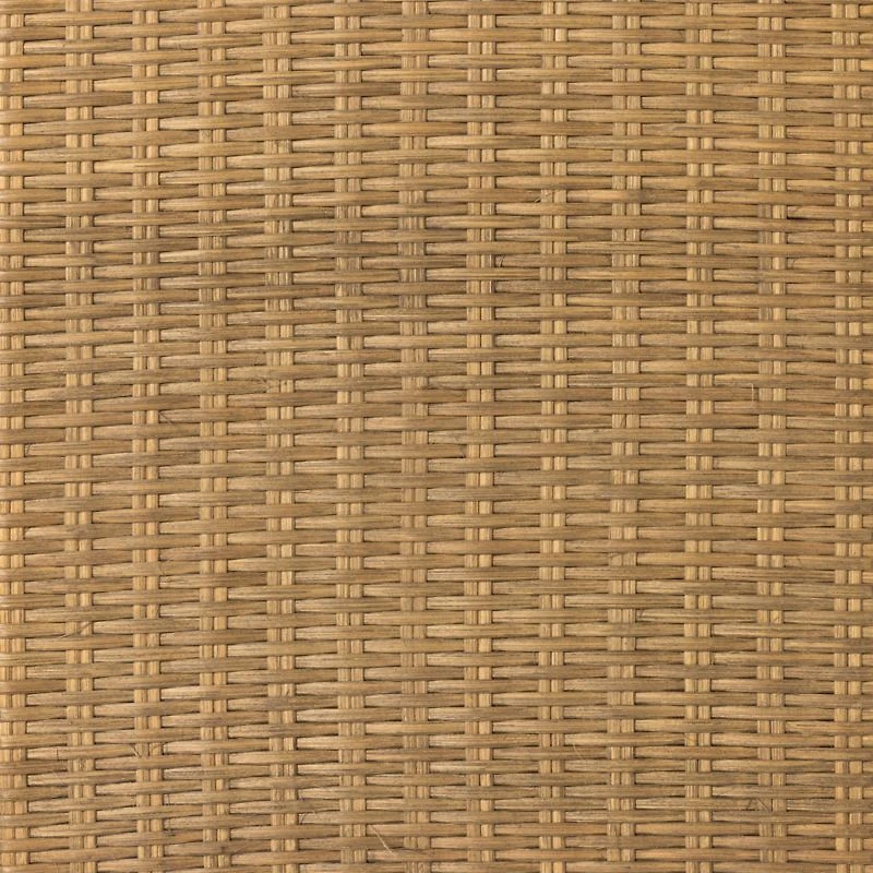 Veta 74" Taupe Cane and Wood Credenza