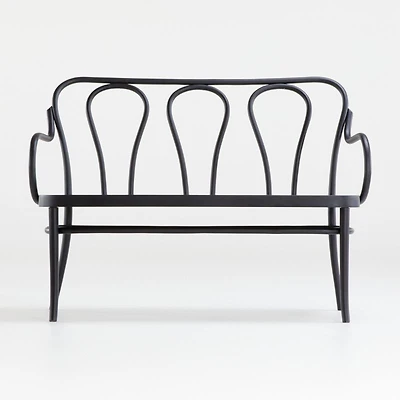 Vienna Matte Black Bench