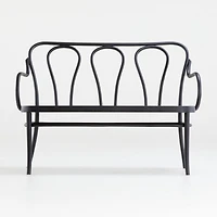 Vienna Matte Black Bench