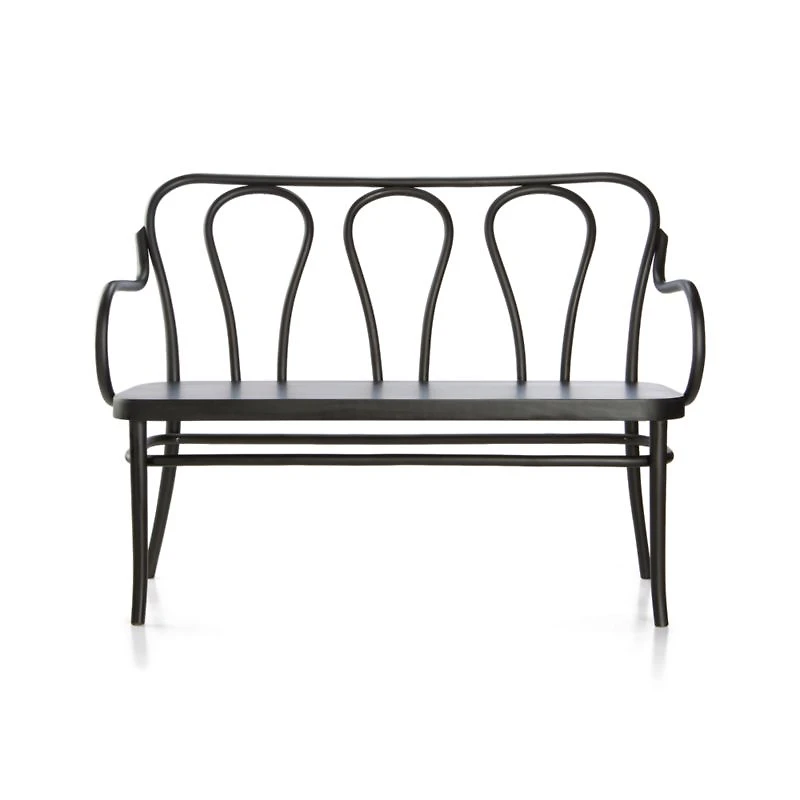 Vienna Matte Black Bench