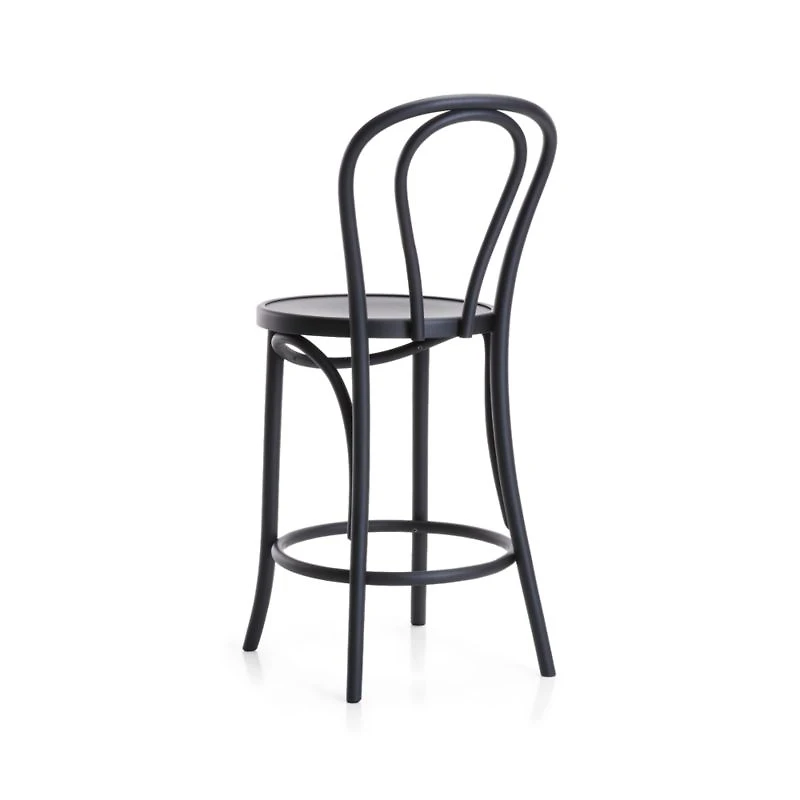 Vienna Matte Black Counter Stool