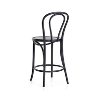 Vienna Matte Black Counter Stool