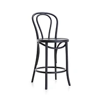 Vienna Matte Black Counter Stool