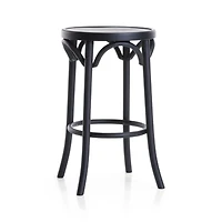 Vienna Matte Black Backless Counter Stool