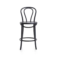 Vienna Matte Black Counter Stool