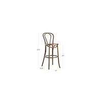 Vienna Walnut Counter Stool