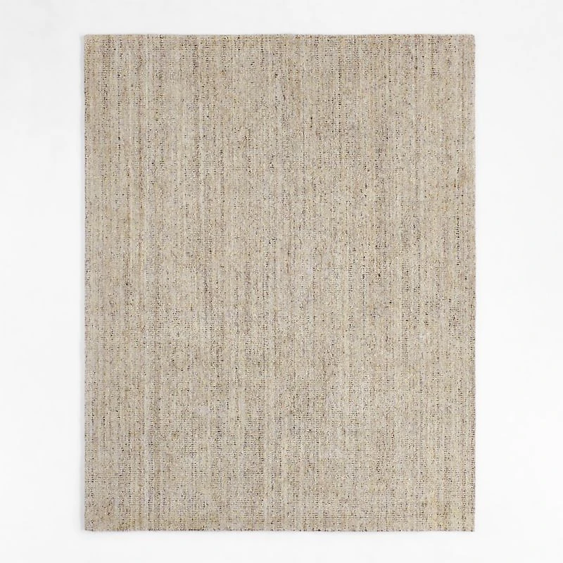 Vienne Performance Wool Handwoven Beige Area Rug 6'x9'