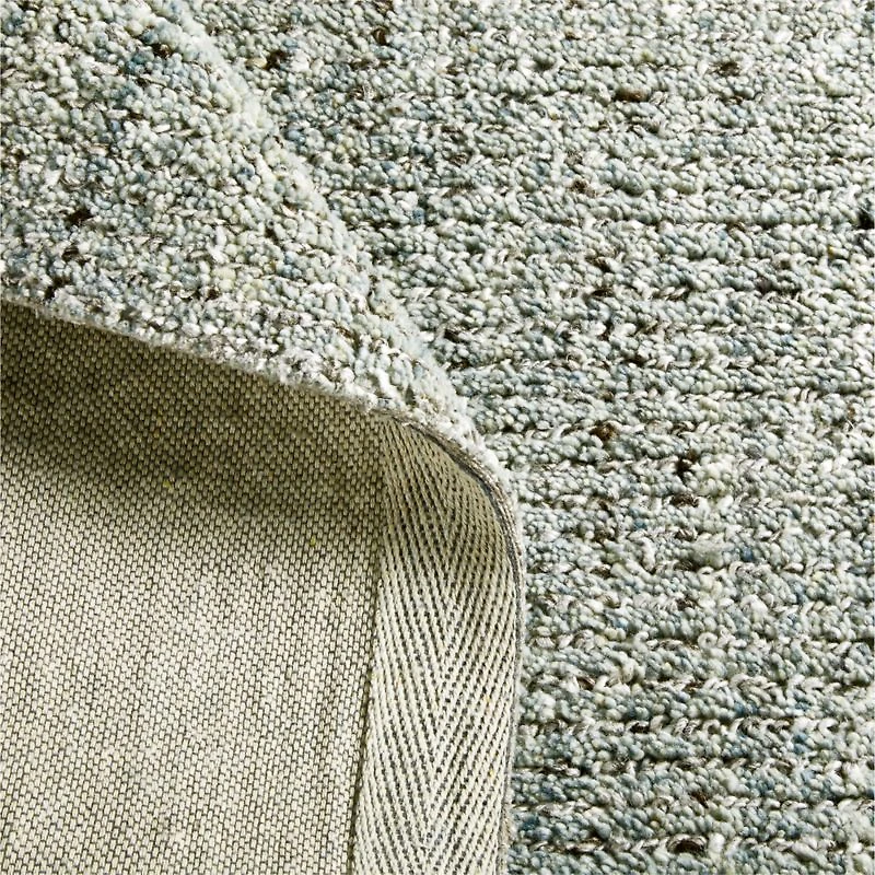 Vienne Performance Wool Handwoven Light Blue Area Rug 8'x10'