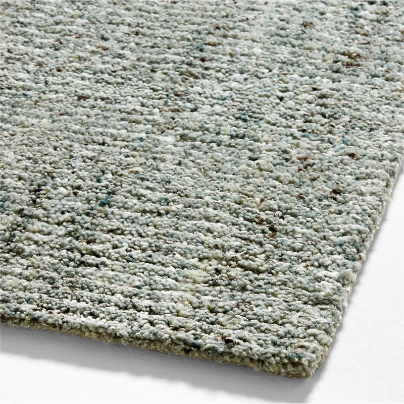 Vienne Performance Wool Handwoven Light Blue Area Rug 8'x10'