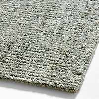 Vienne Performance Wool Handwoven Light Blue Area Rug 8'x10'