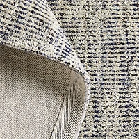 Vienne Performance Wool Handwoven White and Blue Area Rug 9'x12'