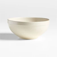 Villa Natural Stoneware Meal Bowl with Matte Glaze