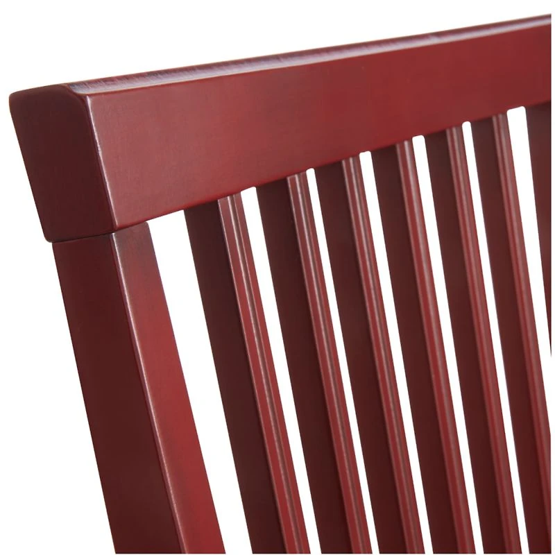 Village Red Wood Dining Chair