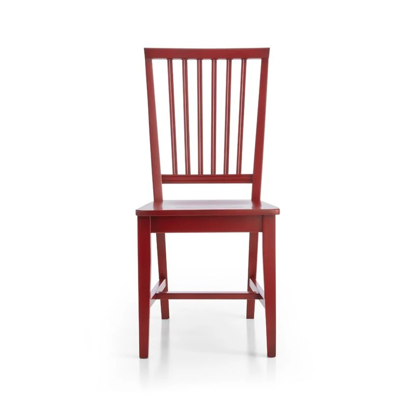 Village Red Wood Dining Chair