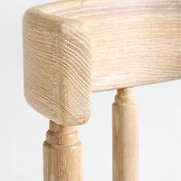 Virage Natural Oak Wood Curved Dining Chair