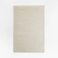 Viscose Double Striped Ivory Kids Area Rug 5'x8'