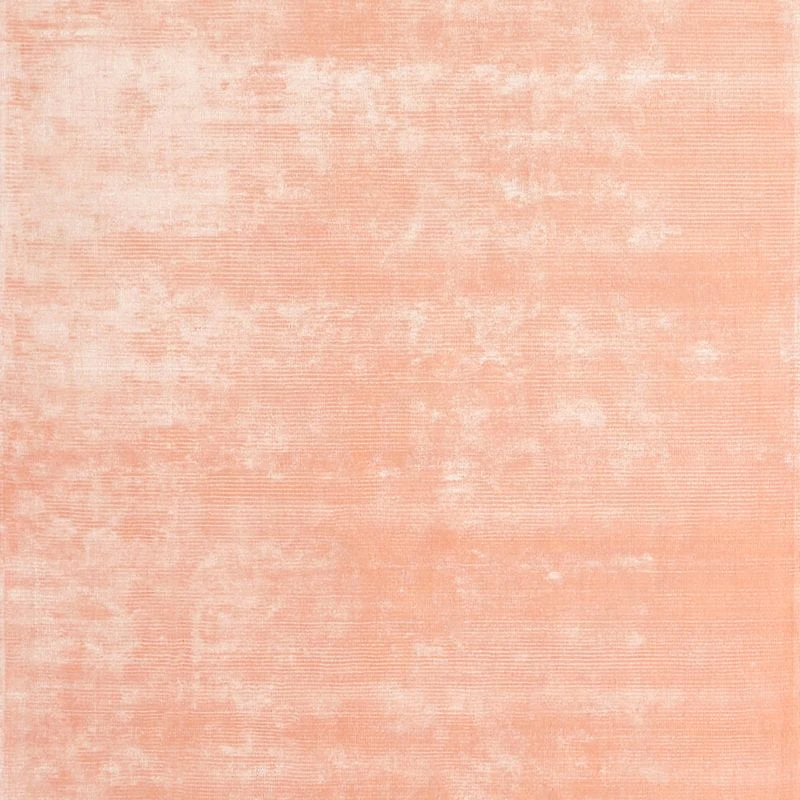 Viscose Double Striped Light Pink Kids Area Rug 5'x8'