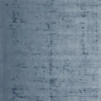 Viscose Double Striped Smoke Blue Kids Area Rug 5'x8'