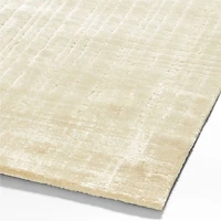 Viscose Grid Beige Kids Area Rug 5'x8'