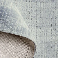 Viscose Grid Light Blue Kids Area Rug 5'x8'