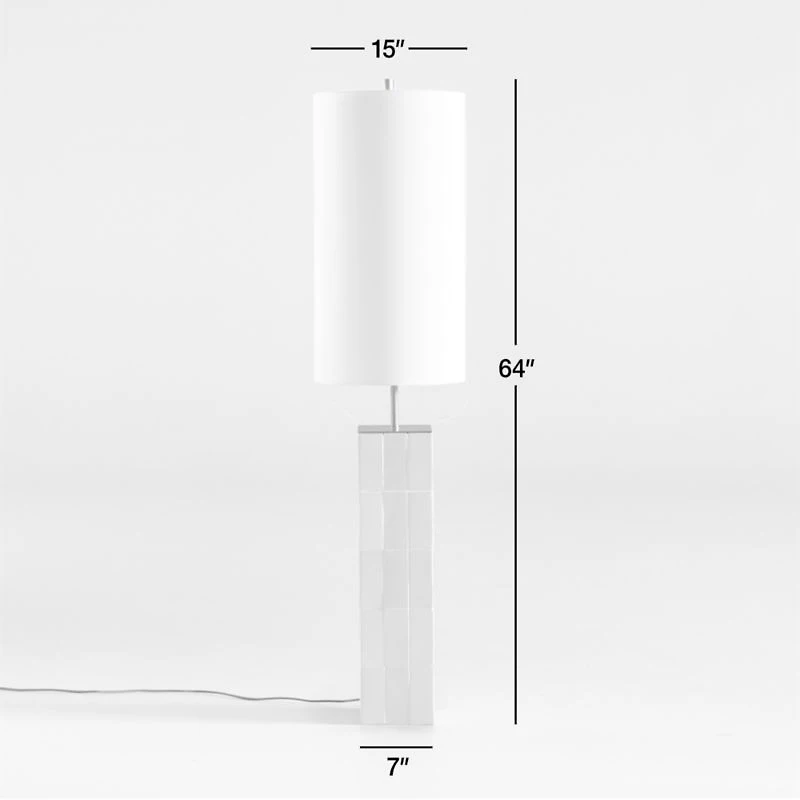 Vista Tile Ceramic Floor Lamp