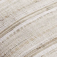 Vittoria Silk Blend Textured 23"x23" Calm Beige Throw Pillow with Feather Insert