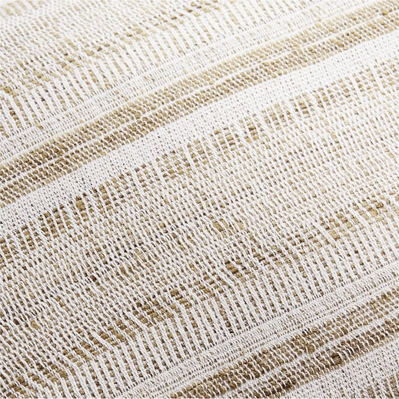 Vittoria Silk Blend Textured 24"x16" Calm Beige Throw Pillow Cover