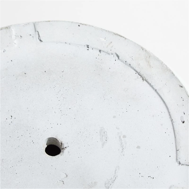 Wabi Small White Fiberstone Planter by Leanne Ford