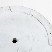 Wabi Small White Fiberstone Planter by Leanne Ford