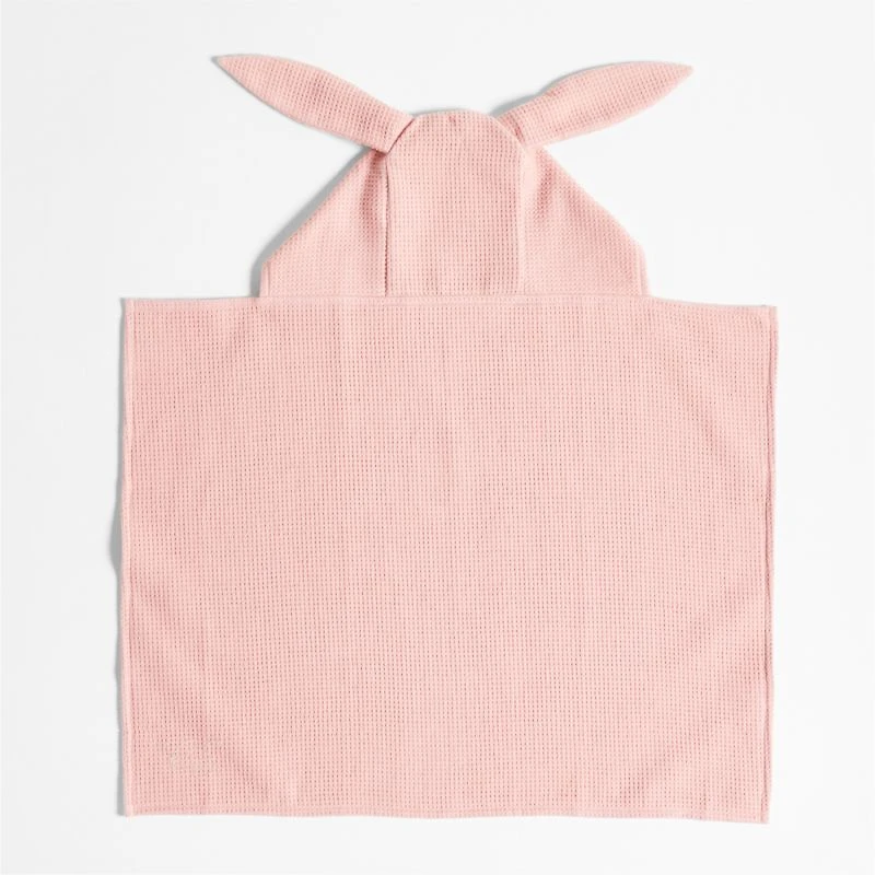Bunny Organic Waffle Hooded Baby Towel