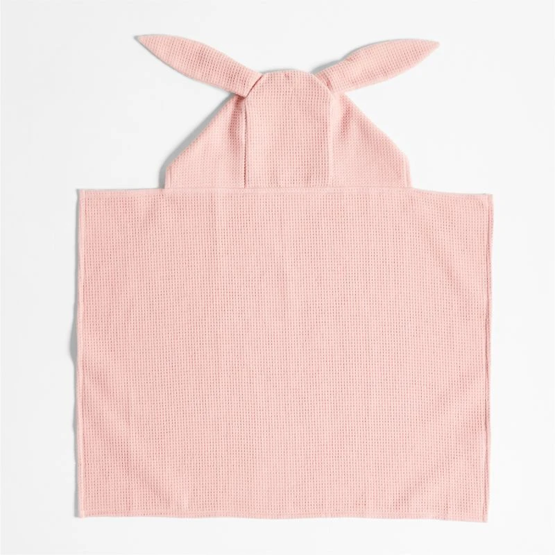 Bunny Organic Waffle Hooded Baby Towel