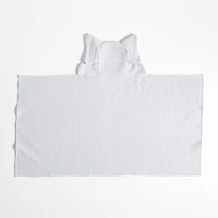 Elephant Organic Waffle Hooded Kids Towel