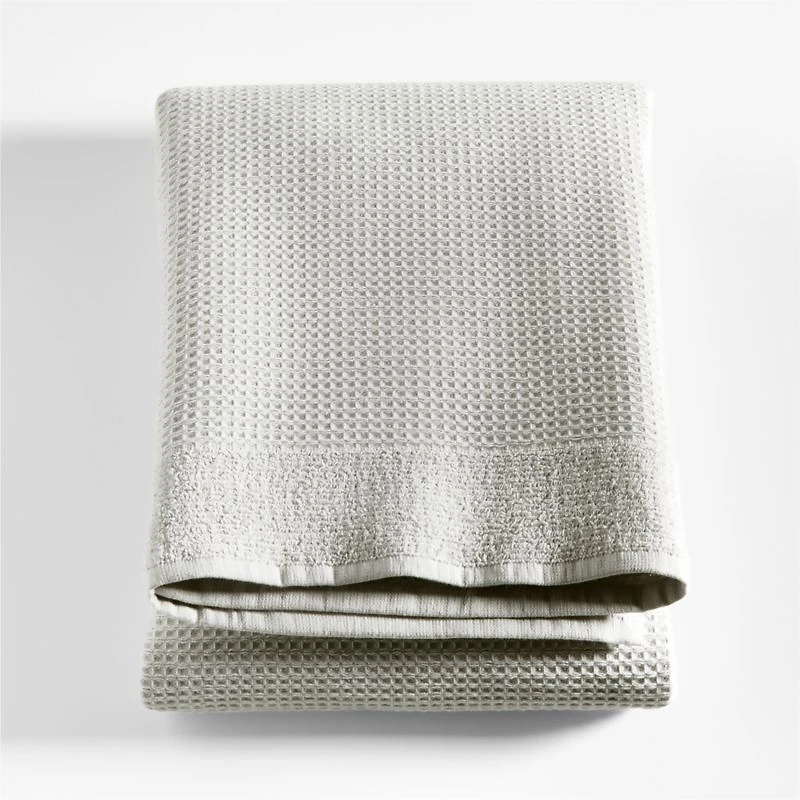 Organic Waffle Bath Towel