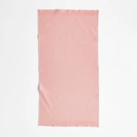 Pink Organic Waffle Bath Towel