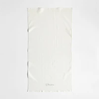 Ivory Organic Waffle Bath Towel