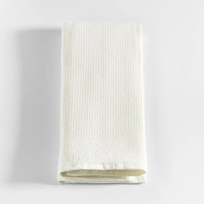 Ivory Organic Waffle Hand Towel