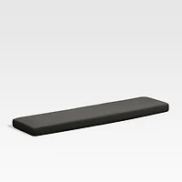 Walker Cast Charcoal Grey Sunbrella ® Outdoor Dining Bench Cushion